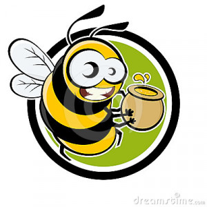 Funny Cartoon Bee