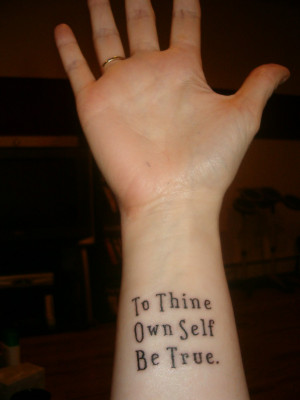 shakespeare tattoo quote