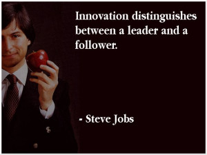 Steve Jobs quote on leadership...
