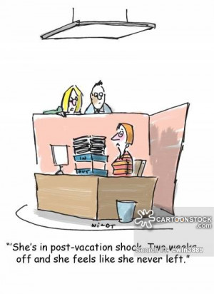Back To Work After Vacation Quotes Back To Work cartoon 1 of 16