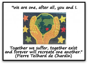 We are one, after all, you and I. Together we suffer, together exist ...