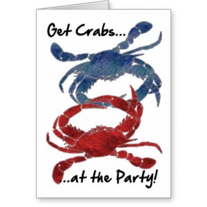 blue_crab_red_crab_crab_feast_greeting_card ...