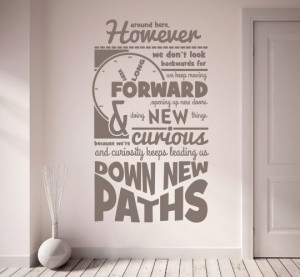 Walt Disney quote wall decal Home decals by HomeDecalsUK on Etsy, $44 ...