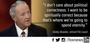 Spiritual correctness