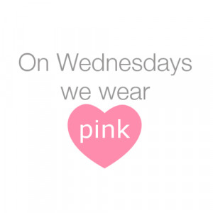 on wednesdays we wear pink png