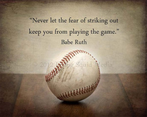 ... fear of striking out...