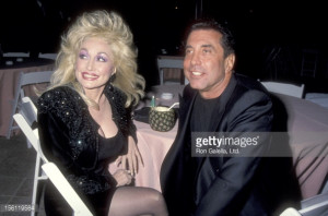 Musician Dolly Parton and Hollywood Manager Producer Sandy Gallin