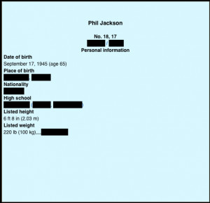 Phil JacksonNo. 18, 17Forward / CenterPersonal informationDate of ...