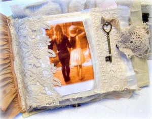 Fabric Scrapbook BEST FRIENDS Forever Best by pillowsbytamilyn, $58.99