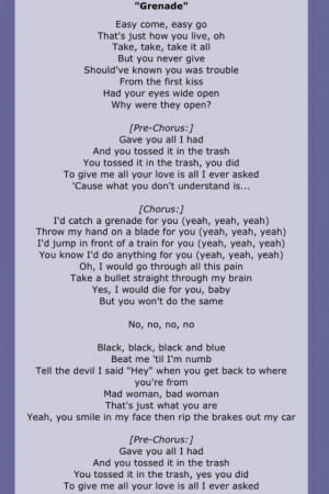 Bruno Mars's song 