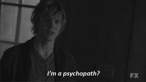 gif tate langdon american horror story Evan Peters quotes AHS boy ...