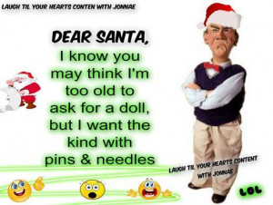 Dear Santa Funny Quote