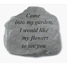 FRIENDSHIP GARDEN STONE. A perfect gift for the dear friend in your ...