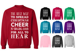 Spread-Christmas-Cheer-Elf-Movie-Quote-Unisex-Sweater-Sweatshirt ...