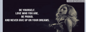 Lady Gaga Quote Profile Facebook Covers