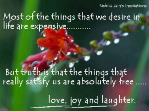 Love, joy and laughter