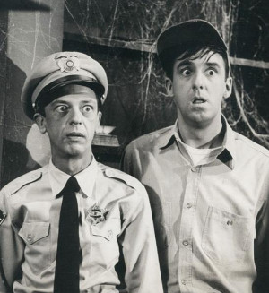 Barney Fife Gomer Pyle in Andy Griffith Show