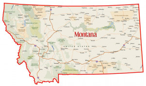 Montana state map