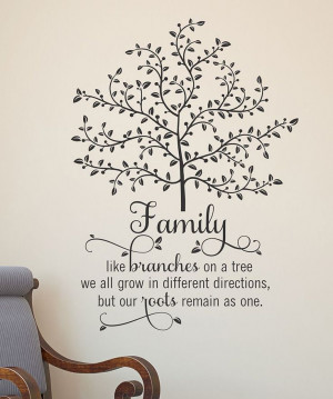 family tree wall quote would love this especially since i love family ...