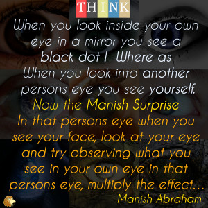 Quotes on looking into the eye