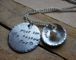 ... Mothers Day -Mother in Law Necklace-Wedding-Mother of the Groom-Bride