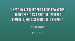 Quotes by Pete Cashmore