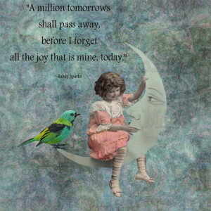 ... Edwardian Child, Altered Digital Photograph, Joy Inspirational quote