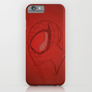 Spider quotes iPhone & iPod Case