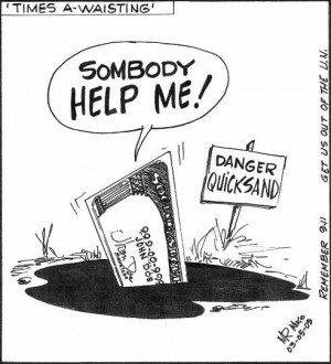 Political cartoon on Social Security reform in the United States.