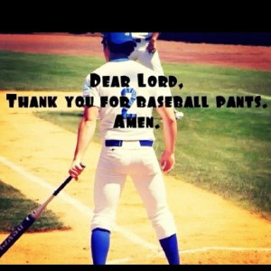 Guys in baseball pants!! Hahaha!!