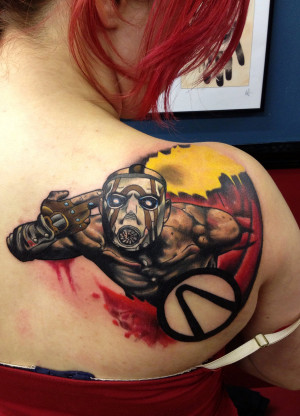 Borderland Psycho Bandit Tattoo by DaneTattoo