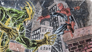 SpiderMan VS Electro 11 x 17 Signed Art Print in the ...