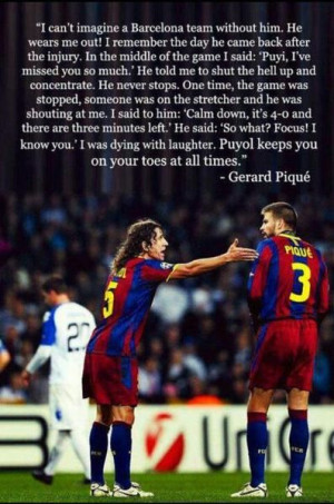 Puyol Pique lol I freaking love this