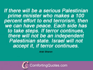 17 Sayings By Ariel Sharon