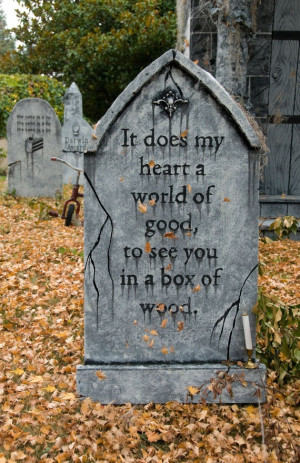 Funny Halloween Tombstone Sayings