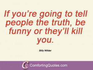 Quotations From Billy Wilder
