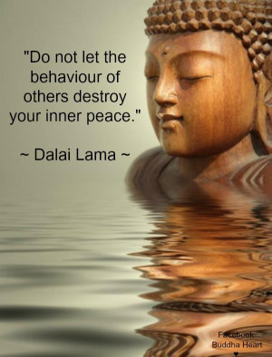 Do not let the behavior of others destroy your inner peace – Dalai ...