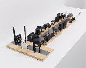 Tomb for John Berryman 2014 Plywood plastic balsa wood tape