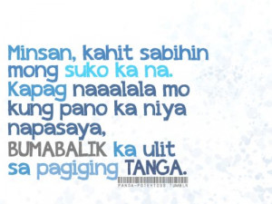 Tagalogquotes Pinoy Pinoyquotes Banat Love Lovequotes Typos