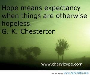 hope means expectancy quotes hope – Apna Talks