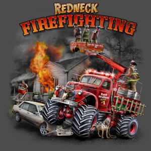 Home Mens T-Shirts Redneck Series Redneck Fire