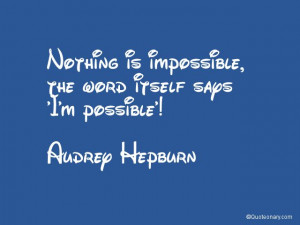 Audrey Hepburn motivational #quote