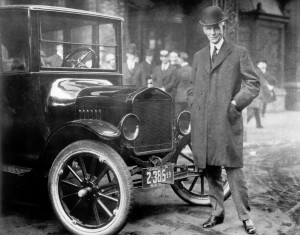 ... Ford next to Model T 1921 - From the Collections of The Henry Ford