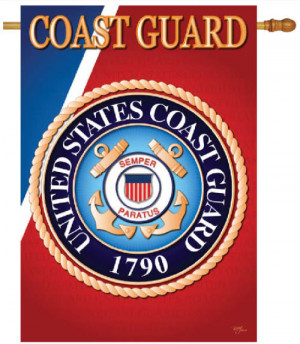 Coast Guard Sublimation House Banner