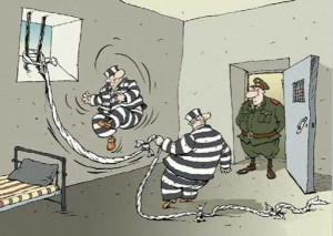Funny prison cartoon