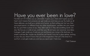 Neil Gaiman Love wallpaper background