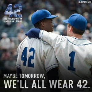 Maybe tomorrow, we'll all wear the number 42, so they won't be able to ...