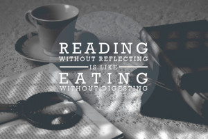 ... eating without digesting. -Edmund Burke {Inspirational Reading Quotes