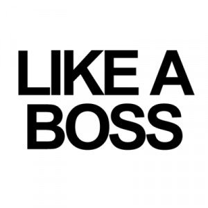 Like a boss – Quote