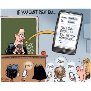 Images: Cell Phone use in Classroom